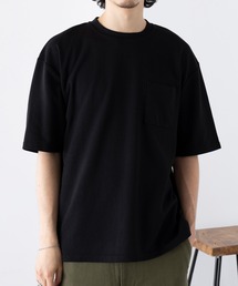 A by MAGASIN DE MODE（エーバイマガジンデモード）の「【A by MAGASIN DE MODE】<DRYICE-Tee>ポケツキクルーT(ABI) MNY 5232-8621（Tシャツ/カットソー）」