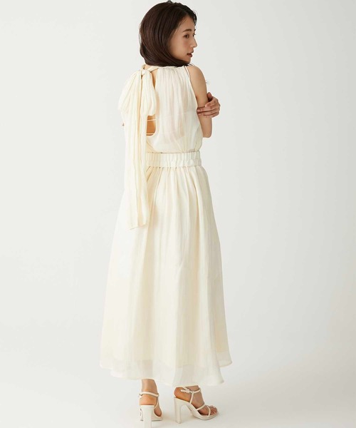 Luan(ルアン)の「【Luan】SHINY FLARE SKIRT/シャイニーフレアスカート(スカート・レディース・アイボリー/ブラウン・0/1)」の14枚目の写真