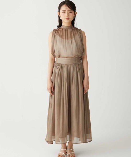 Luan(ルアン)の「【Luan】SHINY FLARE SKIRT/シャイニーフレアスカート(スカート・レディース・アイボリー/ブラウン・0/1)」の22枚目の写真