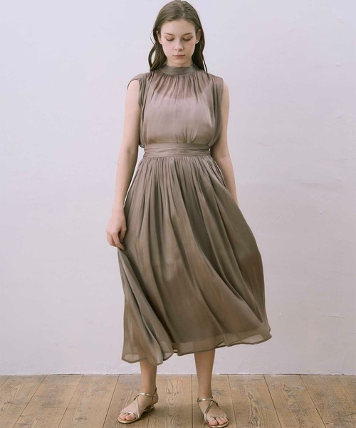 Luan(ルアン)の「【Luan】SHINY FLARE SKIRT/シャイニーフレアスカート(スカート・レディース・アイボリー/ブラウン・0/1)」の18枚目の写真