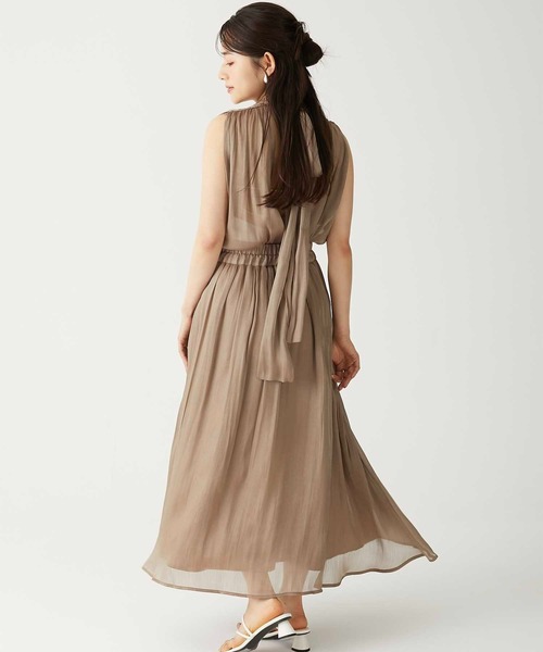Luan(ルアン)の「【Luan】SHINY FLARE SKIRT/シャイニーフレアスカート(スカート・レディース・アイボリー/ブラウン・0/1)」の5枚目の写真