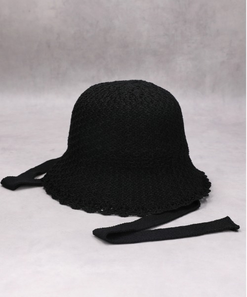 Right-on(ライトオン)の「【HONEYSUCKLE ROSE】サーモハット(ハット・レディース・ライトベージュ/ブラック・ONE SIZE)」の2枚目の写真