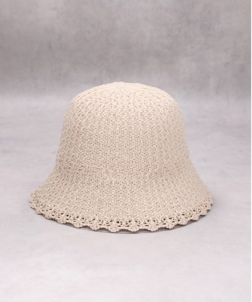 Right-on(ライトオン)の「【HONEYSUCKLE ROSE】サーモハット(ハット・レディース・ライトベージュ/ブラック・ONE SIZE)」の3枚目の写真