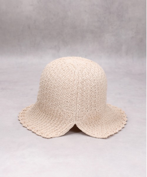 Right-on(ライトオン)の「【HONEYSUCKLE ROSE】サーモハット(ハット・レディース・ライトベージュ/ブラック・ONE SIZE)」の4枚目の写真