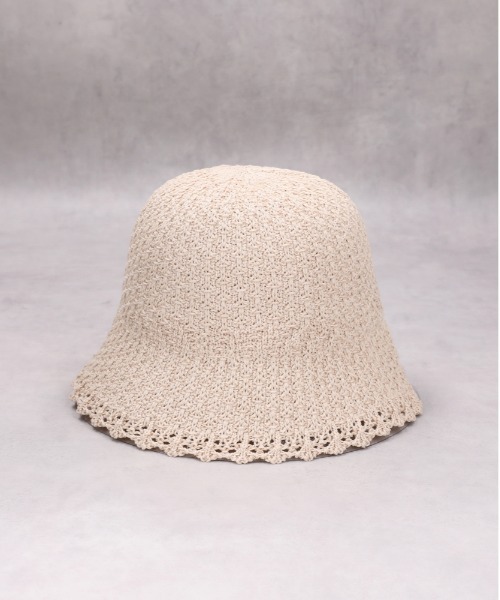 Right-on(ライトオン)の「【HONEYSUCKLE ROSE】サーモハット(ハット・レディース・ライトベージュ/ブラック・ONE SIZE)」の5枚目の写真