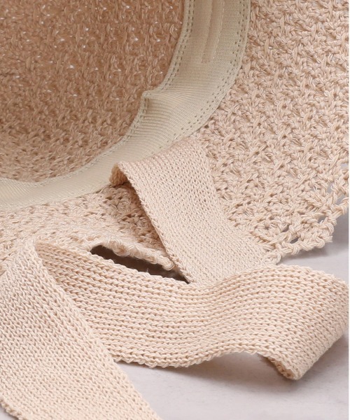 Right-on(ライトオン)の「【HONEYSUCKLE ROSE】サーモハット(ハット・レディース・ライトベージュ/ブラック・ONE SIZE)」の7枚目の写真