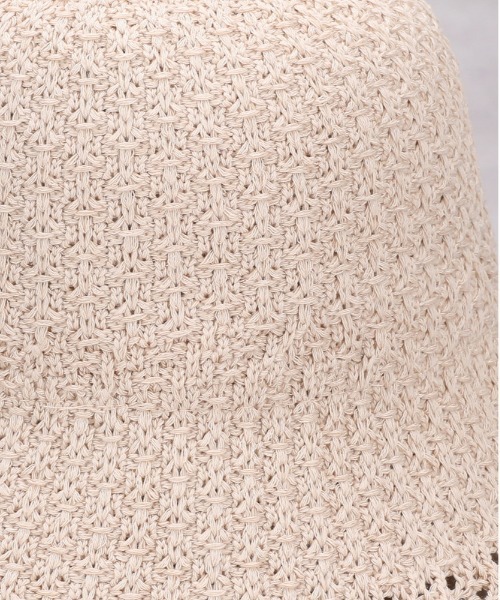 Right-on(ライトオン)の「【HONEYSUCKLE ROSE】サーモハット(ハット・レディース・ライトベージュ/ブラック・ONE SIZE)」の8枚目の写真