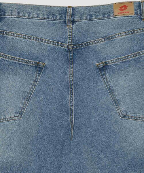 LOTTO(ロット)の「LOTTO SUMMER BAGGY DENIM PANTS(デニムパンツ・メンズ・インディゴブルー/ブラック・MEDIUM/LARGE/X-LARGE)」の4枚目の写真
