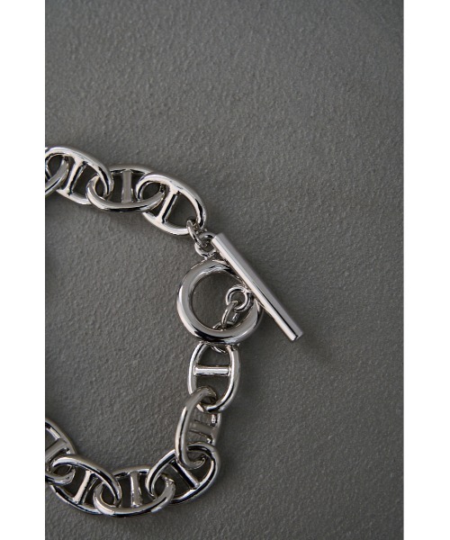 AZUL by moussy（アズールバイマウジー）の「ANCHOR CHAIN BRACELET（ブレスレット・メンズ・ゴールド/シルバー系その他/ブラック/シルバー・FREE）」の13枚目の写真