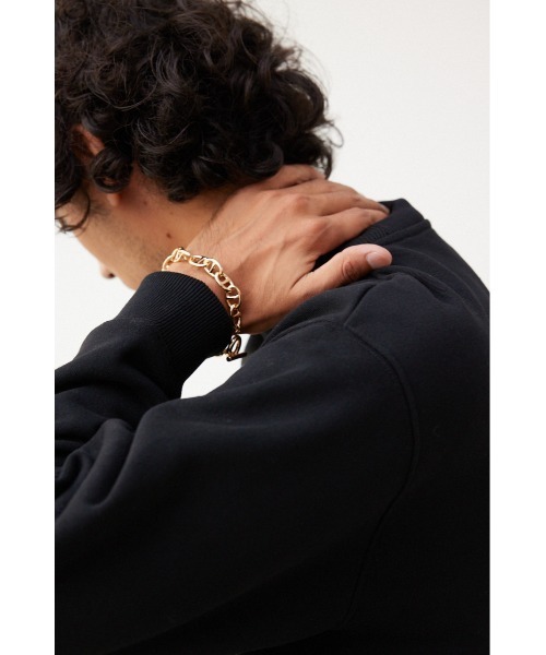 AZUL by moussy（アズールバイマウジー）の「ANCHOR CHAIN BRACELET（ブレスレット・メンズ・ゴールド/シルバー系その他/ブラック/シルバー・FREE）」の22枚目の写真