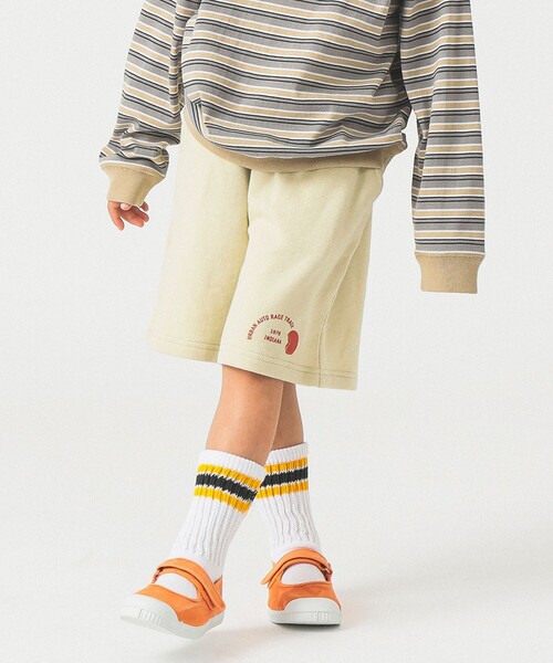 B:MING by BEAMS（ビーミングバイビームス）の「裾プリント スウェット ショートパンツ 2025SS（100～140cm）（その他パンツ・キッズ・ホワイト系その他5/ワイン・130/100/110/120/140）」の16枚目の写真