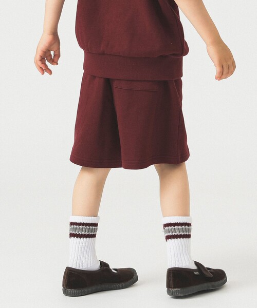 B:MING by BEAMS（ビーミングバイビームス）の「裾プリント スウェット ショートパンツ 2025SS（100～140cm）（その他パンツ・キッズ・ホワイト系その他5/ワイン・130/100/110/120/140）」の15枚目の写真