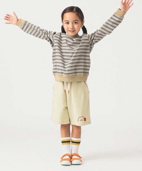 B:MING by BEAMS（ビーミングバイビームス）の「裾プリント スウェット ショートパンツ 2025SS（100～140cm）（その他パンツ・キッズ・ホワイト系その他5/ワイン・130/100/110/120/140）」の13枚目の写真