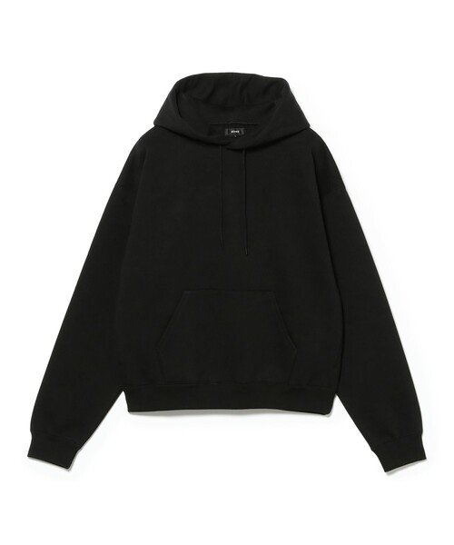 BEAMS（ビームス）の「ワイドショートフィット ウィンドストップ スウェットフーディー（パーカー・メンズ・アッシュグレー/ブラック・S/M/L/XL）」の9枚目の写真