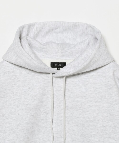 BEAMS（ビームス）の「ワイドショートフィット ウィンドストップ スウェットフーディー（パーカー・メンズ・アッシュグレー/ブラック・S/M/L/XL）」の13枚目の写真