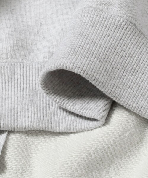 BEAMS（ビームス）の「ワイドショートフィット ウィンドストップ スウェットフーディー（パーカー・メンズ・アッシュグレー/ブラック・S/M/L/XL）」の16枚目の写真