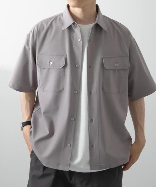 ACENDRARE グレー ノースリーブシャツ ACENDRARE グレー ノースリーブシャツ 再入荷】SHAPE UP ノースリーブ