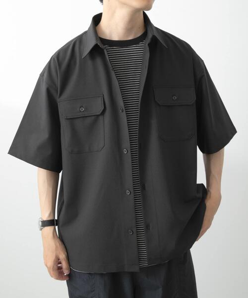 セール】ダブルポケットワークショートスリーブシャツ（シャツ