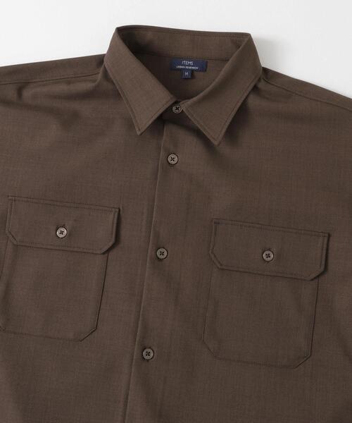 TAUPE 【トープ】ショートスリーブシャツ セール】ダブルポケットワークショートスリーブシャツ（シャツ