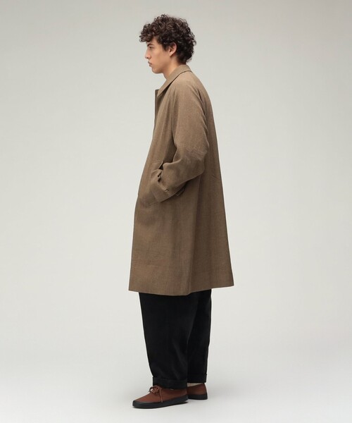 Kaptain Sunshine(キャプテン サンシャイン)の「KAPTAIN SUNSHINE / Walker Coat(ステンカラーコート・メンズ・ネイビー/ブラウン・5/4/3/2)」の4枚目の写真