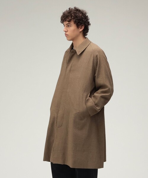 Kaptain Sunshine(キャプテン サンシャイン)の「KAPTAIN SUNSHINE / Walker Coat(ステンカラーコート・メンズ・ネイビー/ブラウン・5/4/3/2)」の6枚目の写真