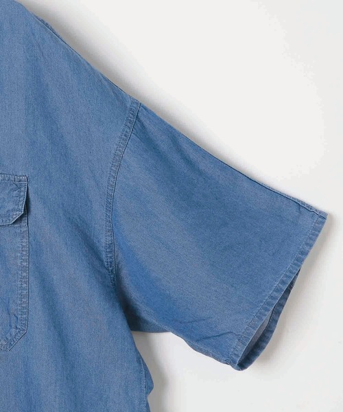BAYFLOW（ベイフロー）の「ライトデニムシャツ（シャツ/ブラウス・レディース・ライトブルー/グレー・FREE）」の7枚目の写真