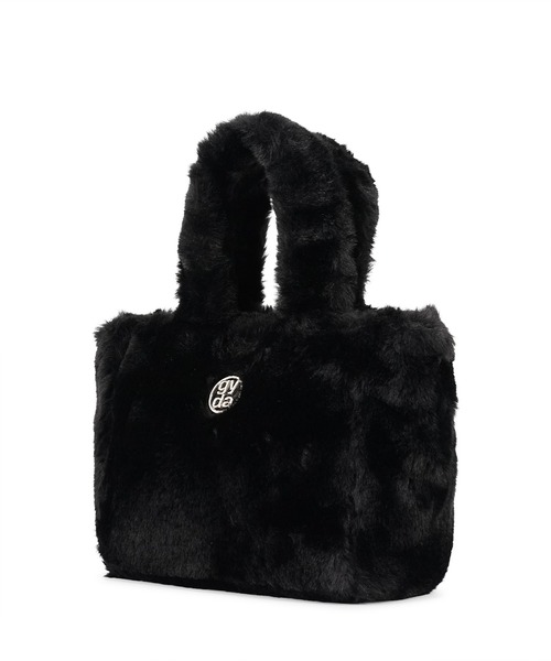 GYDA（ジェイダ）の「GYDA(ジェイダ)2WAYフェイクファーバッグ GY-B381 ファートート（トートバッグ・レディース・ホワイト/レオパード/ブラック・FREE）」の14枚目の写真