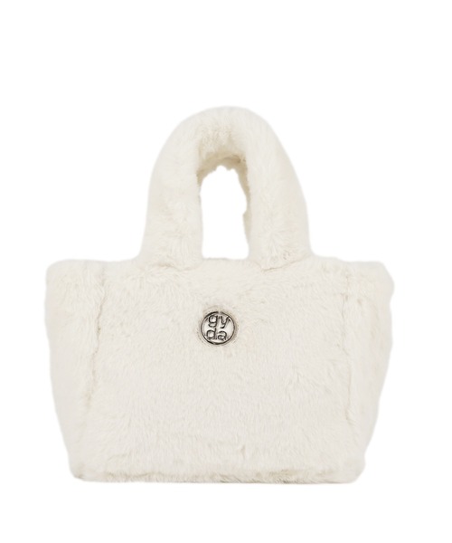 GYDA（ジェイダ）の「GYDA(ジェイダ)2WAYフェイクファーバッグ GY-B381 ファートート（トートバッグ・レディース・ホワイト/レオパード/ブラック・FREE）」の6枚目の写真