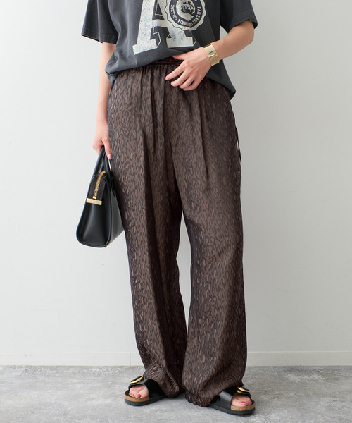 TICCA ジャカードパンツ TICCA（ティッカ）の「TICCA / ティッカ レオパードジャガードパンツ