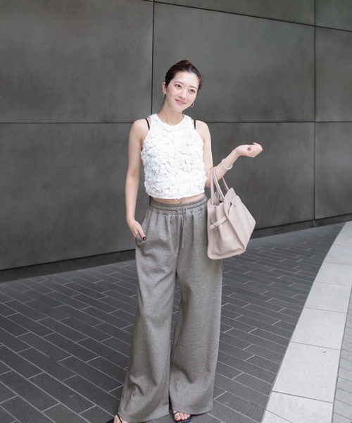 marshmallow sweat straight pants / マシュマロスウェット