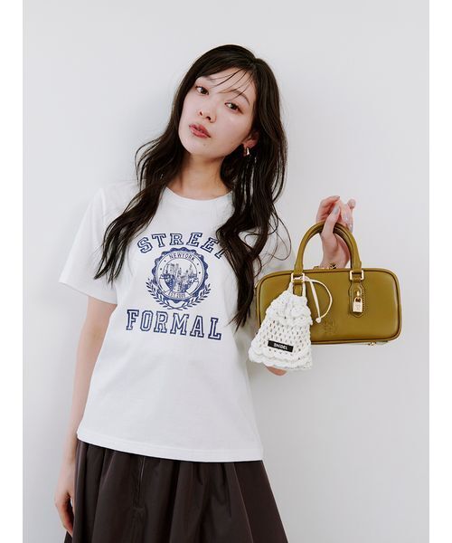 SNIDEL(スナイデル)の「ミニボストン(ボストンバッグ・レディース・グリーン/キャメル/ブラウン/ダークブラウン/ブラック・F)」の11枚目の写真