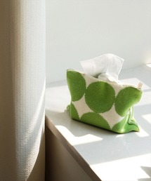 BAYBLO（ベイブロ）の「(SB)アソート柄 レトロ ニット ティッシュケース（インテリア雑貨）」