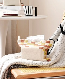 BAYBLO（ベイブロ）の「(SB)アソート柄 レトロ ニット ティッシュケース（インテリア雑貨）」