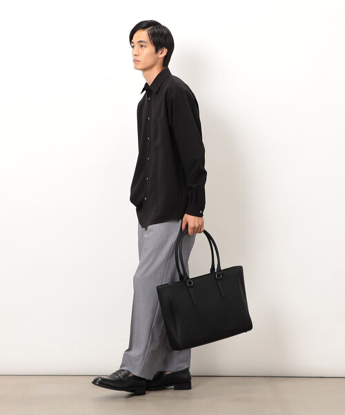 COMME CA ISM(コムサイズム)の「【PC対応】ドレス トートバッグ(トートバッグ・メンズ・ブラック・FREE)」の5枚目の写真