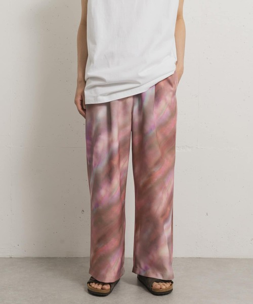 THE GOODLAND MARKET（ザグッドランドマーケット）の「cwtch　PRINT EASYPANTS（その他パンツ・レディース・ピンク/ブルー・FREE）」の3枚目の写真