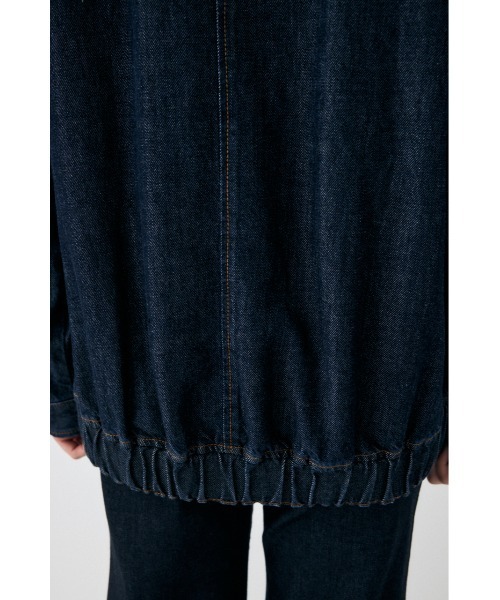 MOUSSY（マウジー）の「【25年AW新作】TENCEL(TM) DENIM OVER ブルゾン（デニムジャケット・レディース・ブルー/ワンウォッシュ・FREE）」の19枚目の写真