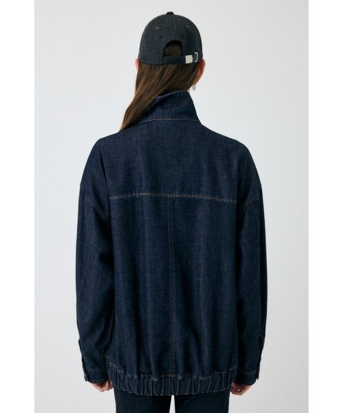MOUSSY（マウジー）の「【25年AW新作】TENCEL(TM) DENIM OVER ブルゾン（デニムジャケット・レディース・ブルー/ワンウォッシュ・FREE）」の13枚目の写真