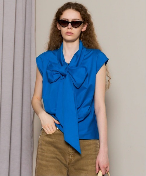 2way Bow Tie Tops/2WAYボウタイトップス【MAISON SPECIAL