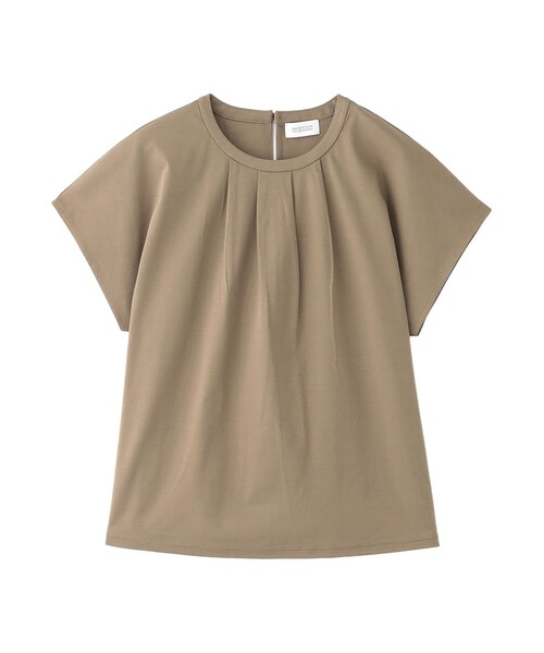 MACKINTOSH PHILOSOPHY(マッキントッシュ フィロソフィー)の「クールタッチフロントタックカットソー(Tシャツ/カットソー・レディース・イエロー/ブラウン/ブラック/オフホワイト・38/36)」の4枚目の写真