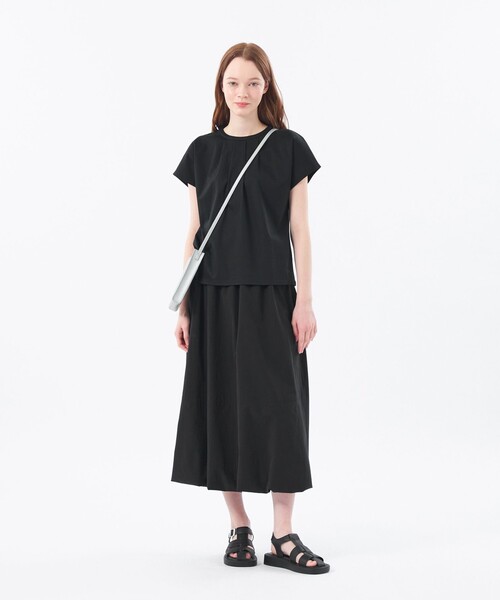MACKINTOSH PHILOSOPHY(マッキントッシュ フィロソフィー)の「クールタッチフロントタックカットソー(Tシャツ/カットソー・レディース・イエロー/ブラウン/ブラック/オフホワイト・38/36)」の6枚目の写真