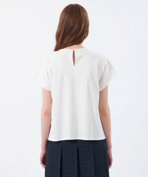 MACKINTOSH PHILOSOPHY(マッキントッシュ フィロソフィー)の「クールタッチフロントタックカットソー(Tシャツ/カットソー・レディース・イエロー/ブラウン/ブラック/オフホワイト・38/36)」の9枚目の写真