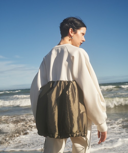 FLASK PATTERN PADDING TOP（スウェット）｜OMMO（オーエムエムオー