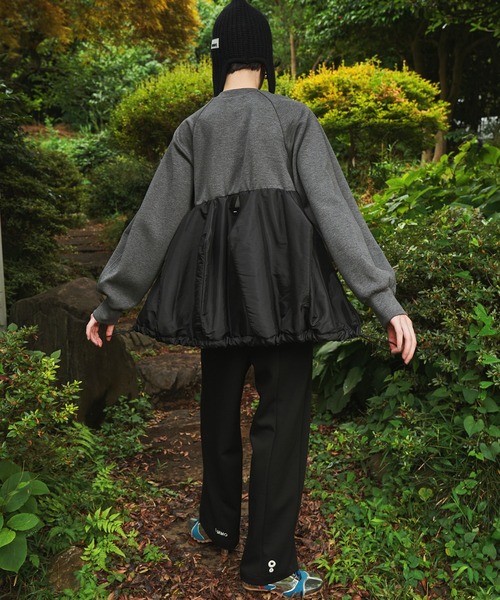 FLASK PATTERN PADDING TOP（スウェット）｜OMMO（オーエムエムオー