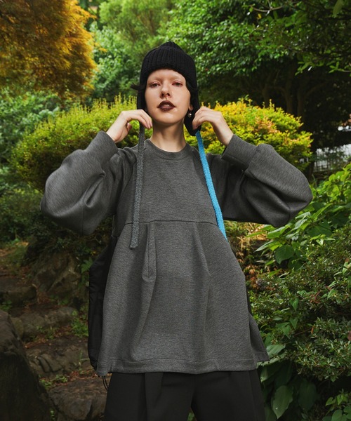 FLASK PATTERN PADDING TOP（スウェット）｜OMMO（オーエムエムオー