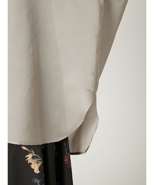 FRAY I.D（フレイアイディー）の「タイチョーカーシアーサテンシャツ（シャツ/ブラウス・レディース・ブラウン/ピンク/グレー・F）」の10枚目の写真