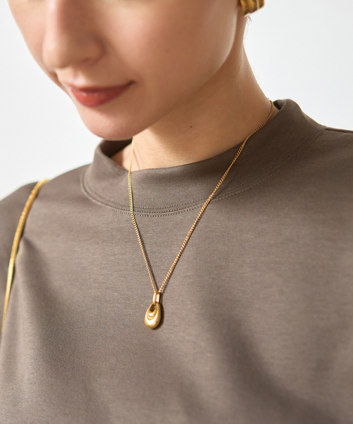 Rouge vif（ルージュヴィフ）の「【PETIT MOMENTS/プティ・モーメント】ネックレス Reins Necklace（ネックレス・レディース・ゴールド・フリー）」の2枚目の写真