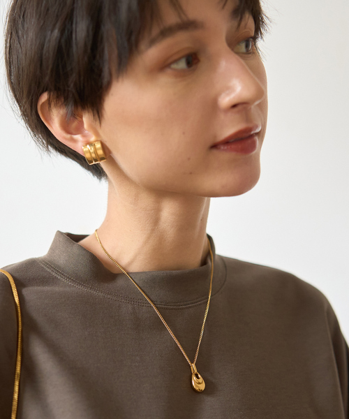 Rouge vif（ルージュヴィフ）の「【PETIT MOMENTS/プティ・モーメント】ネックレス Reins Necklace（ネックレス・レディース・ゴールド・フリー）」の5枚目の写真