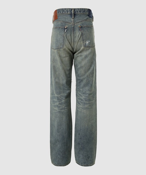 DAMAGED MODERN DENIM PANTS STRAIGHT CUT（デニムパンツ）｜SUGARHILL