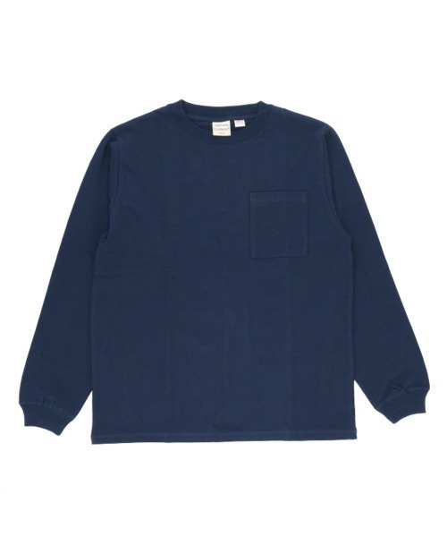 BACKYARD FAMILY(バックヤードファミリー)の「Goodwear 2w7 8518 袖リブ ポケット付き ロングTシャツ(Tシャツ/カットソー・メンズ・グレー/カーキ/ブラック/ホワイト/ネイビー・S/M/LL/L)」の5枚目の写真