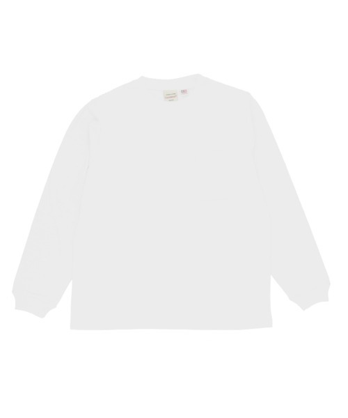 BACKYARD FAMILY(バックヤードファミリー)の「Goodwear 2w7 8518 袖リブ ポケット付き ロングTシャツ(Tシャツ/カットソー・メンズ・グレー/カーキ/ブラック/ホワイト/ネイビー・S/M/LL/L)」の2枚目の写真
